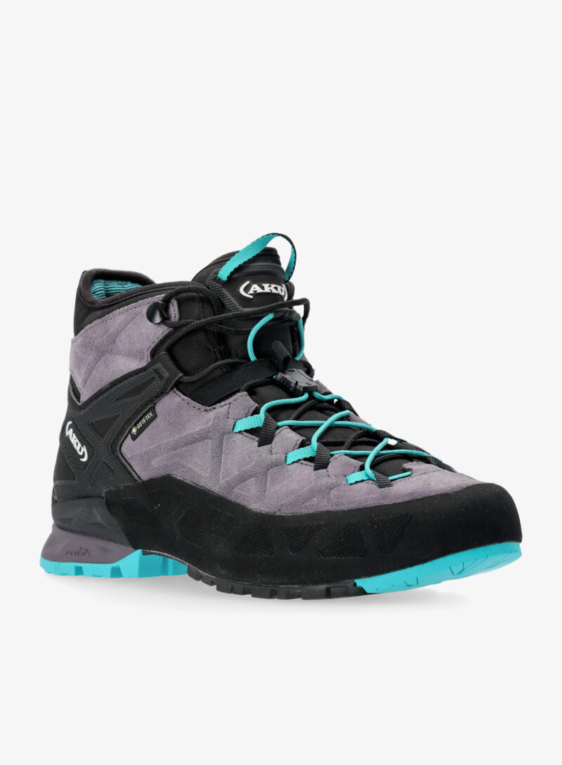 Cumpăra Pantofi femei AKU Rock DFS Mid GTX - grey/turquoise