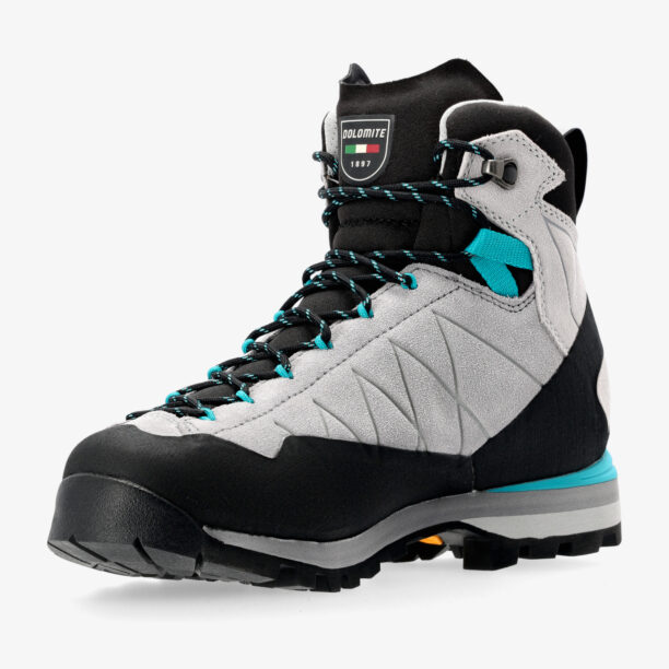 Original Pantofi femei Dolomite Crodarosa Hi GTX - aluminium grey/capri blue