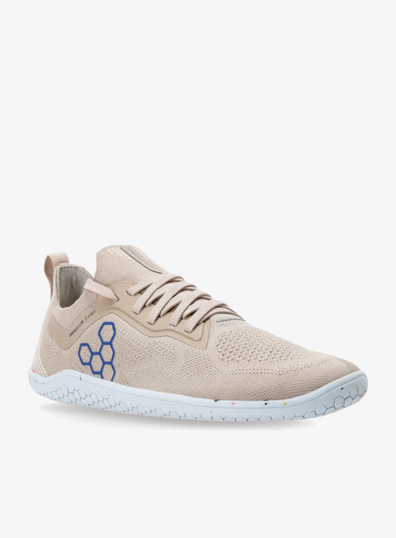 Preţ Pantofi femei Vivobarefoot Primus Lite Knit - feather grey/oatmeal