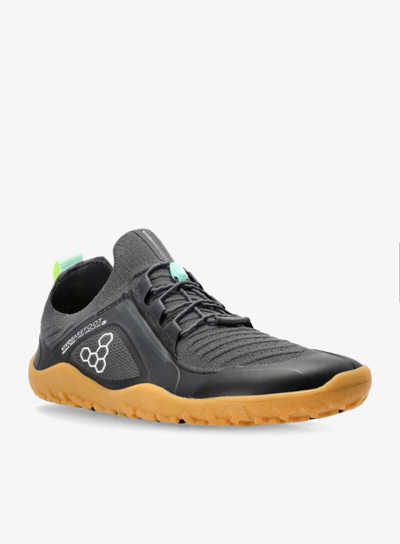 Preţ Pantofi femei Vivobarefoot Primus Trail Knit FG - graphite/gum