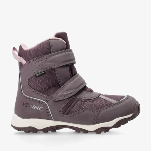 Pantofi fete Viking Footwear Beito Warm GTX 2V - plum/dusty pink