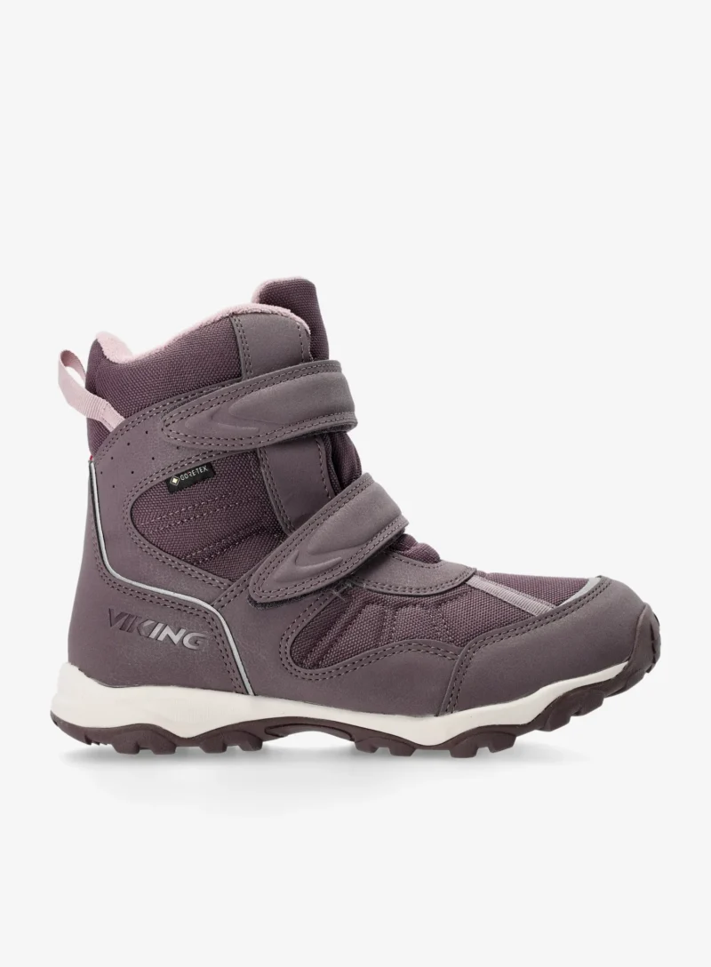 Pantofi fete Viking Footwear Beito Warm GTX 2V - plum/dusty pink