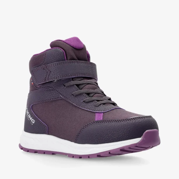 Cumpăra Pantofi fete Viking Footwear Equip Warm WP 1V - aubergine/purple