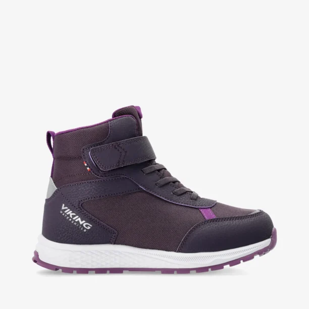 Pantofi fete Viking Footwear Equip Warm WP 1V - aubergine/purple