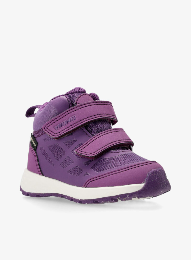 Cumpăra Pantofi fete Viking Footwear Veme Reflex Mid GTX 2V - purple/eggshell