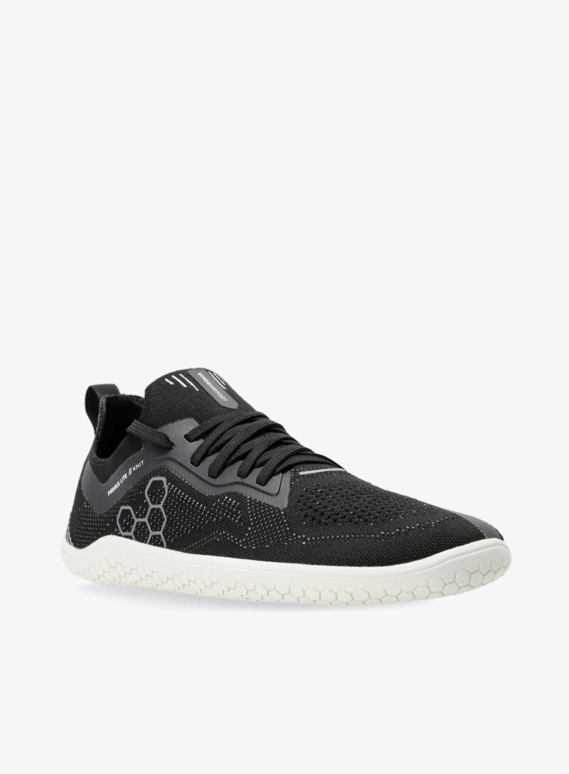 Pantofi lifestyle femei Vivobarefoot Primus Lite Knit - obsidian preţ