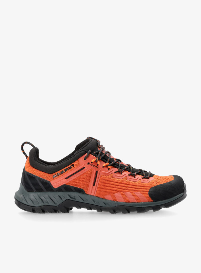 Pantofi outdoor Mammut Alnasca Knit III Low GTX - black/brick