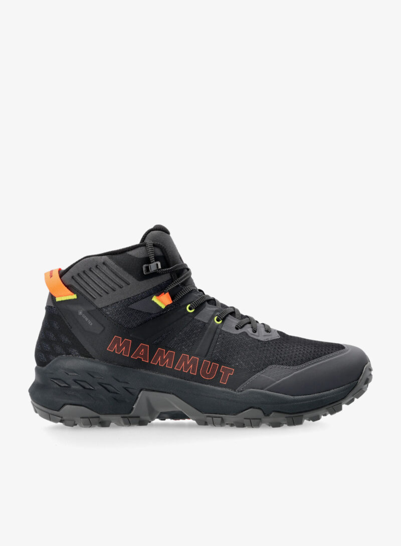 Pantofi outdoor Mammut Sertig II Mid GTX - dark titanium/vibrant orange