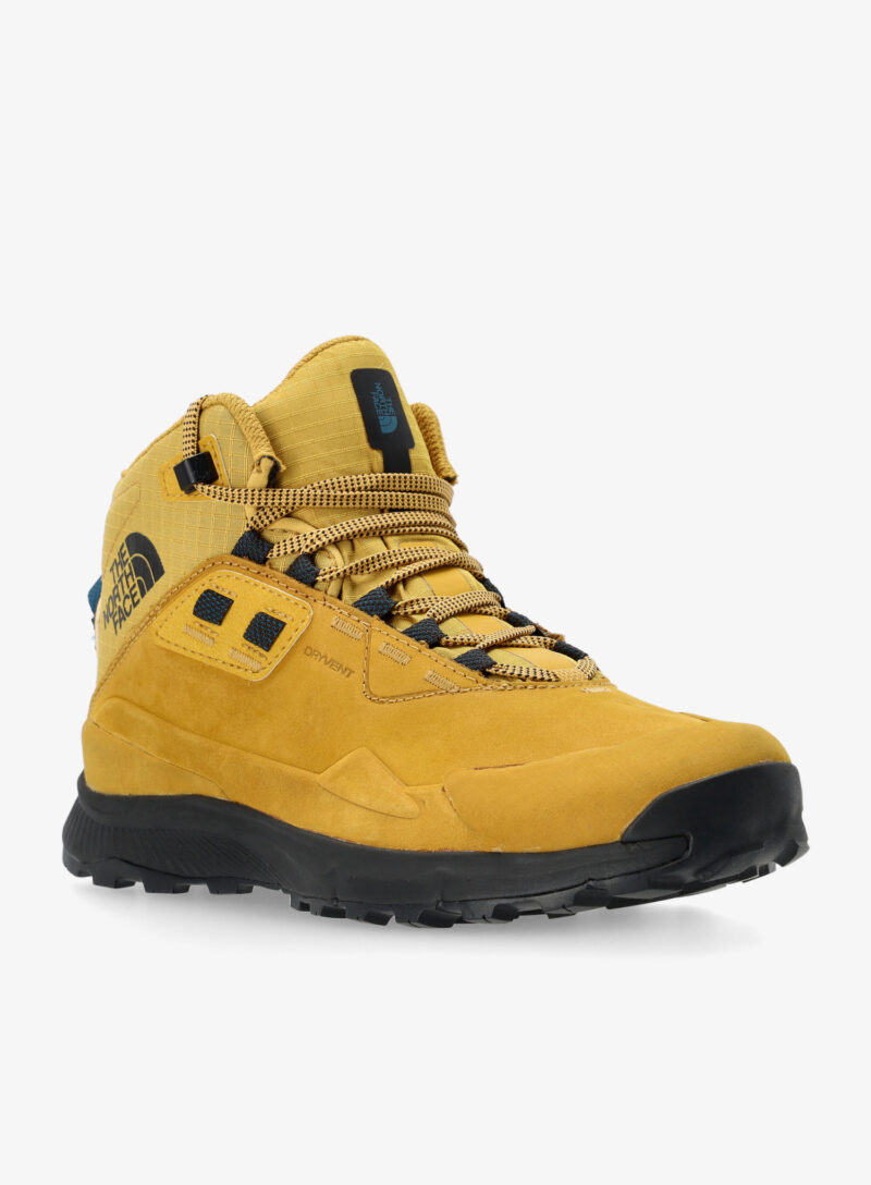 Cumpăra Pantofi outdoor The North Face Cragstone Leather Mid WP - yellow/black