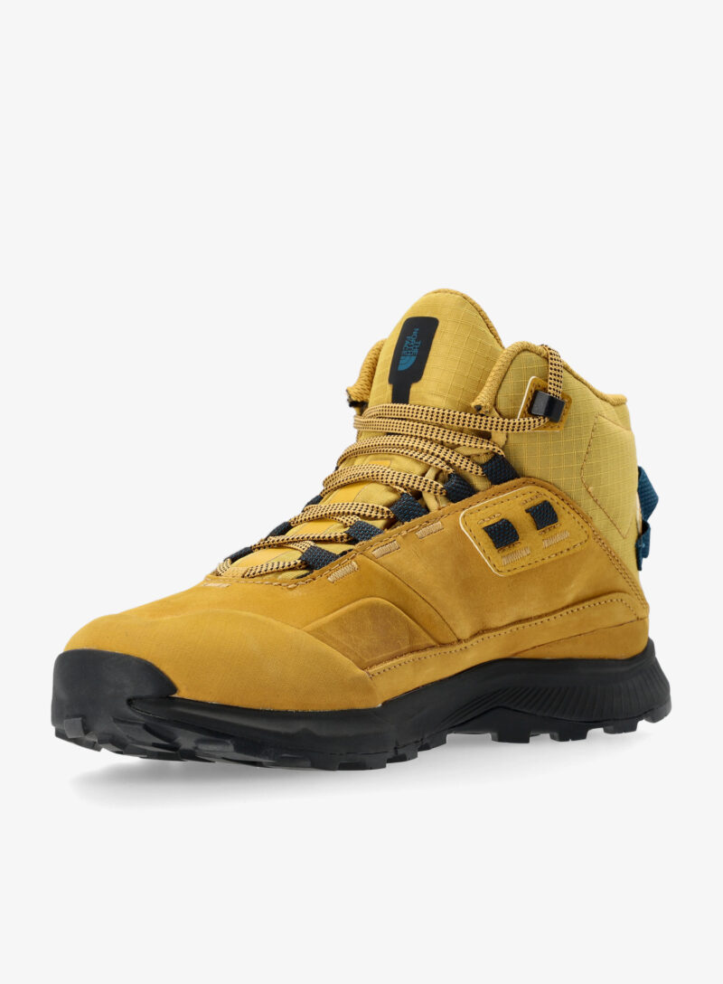 Preţ Pantofi outdoor The North Face Cragstone Leather Mid WP - yellow/black