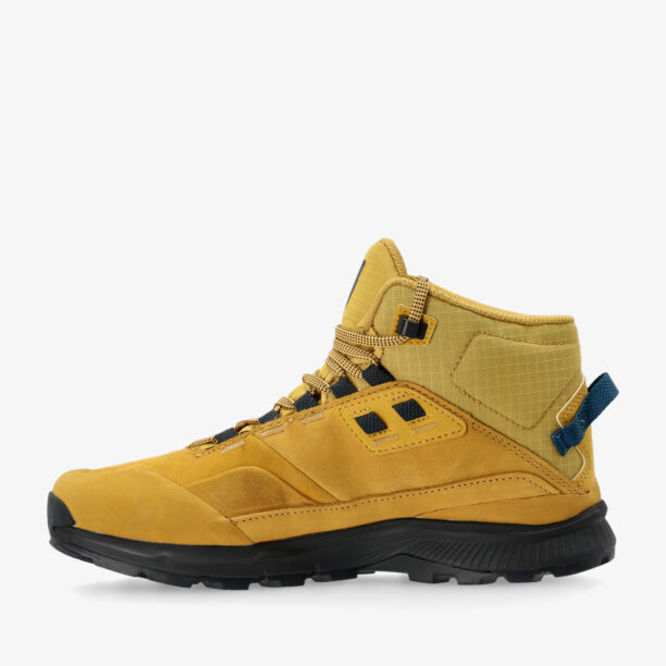 Original Pantofi outdoor The North Face Cragstone Leather Mid WP - yellow/black