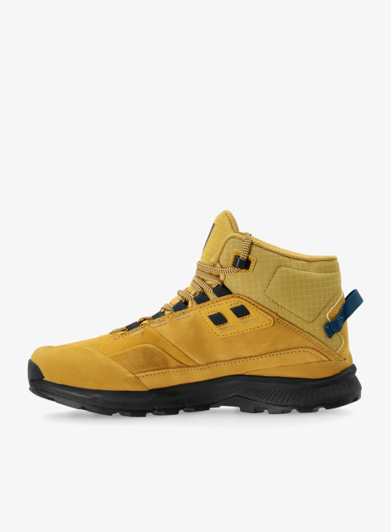 Original Pantofi outdoor The North Face Cragstone Leather Mid WP - yellow/black