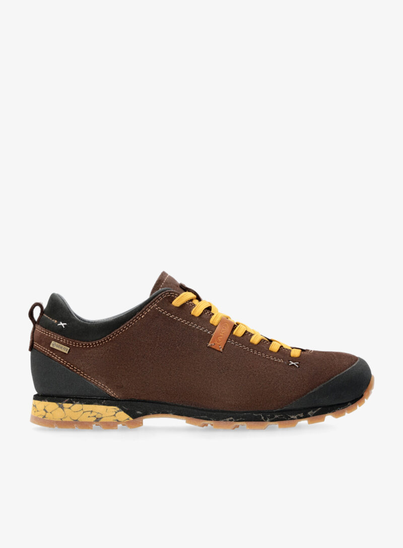 Pantofi outdoor barbati AKU Bellamont III Suede GTX - brown/yellow