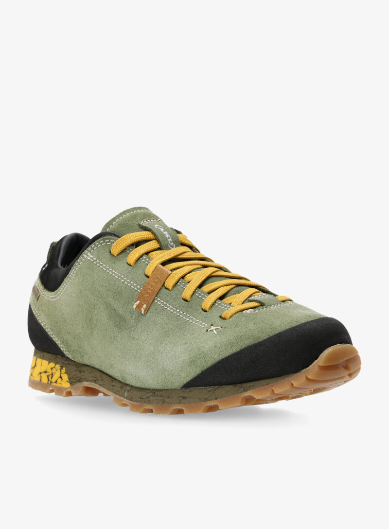 Cumpăra Pantofi outdoor barbati AKU Bellamont III Suede GTX - green/ocher