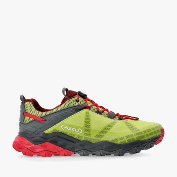 Pantofi outdoor barbati AKU Flyrock GTX - lime/red