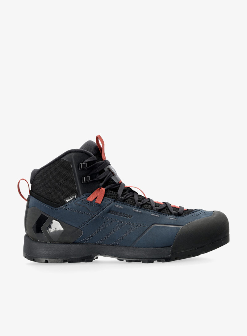 Pantofi outdoor barbati Black Diamond Mission LTR Mid WP - eclipse/red rock