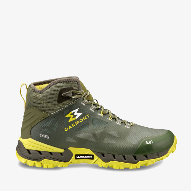 Pantofi outdoor barbati Garmont 9.81 N Air G 2.0 Mid GTX - green/olive