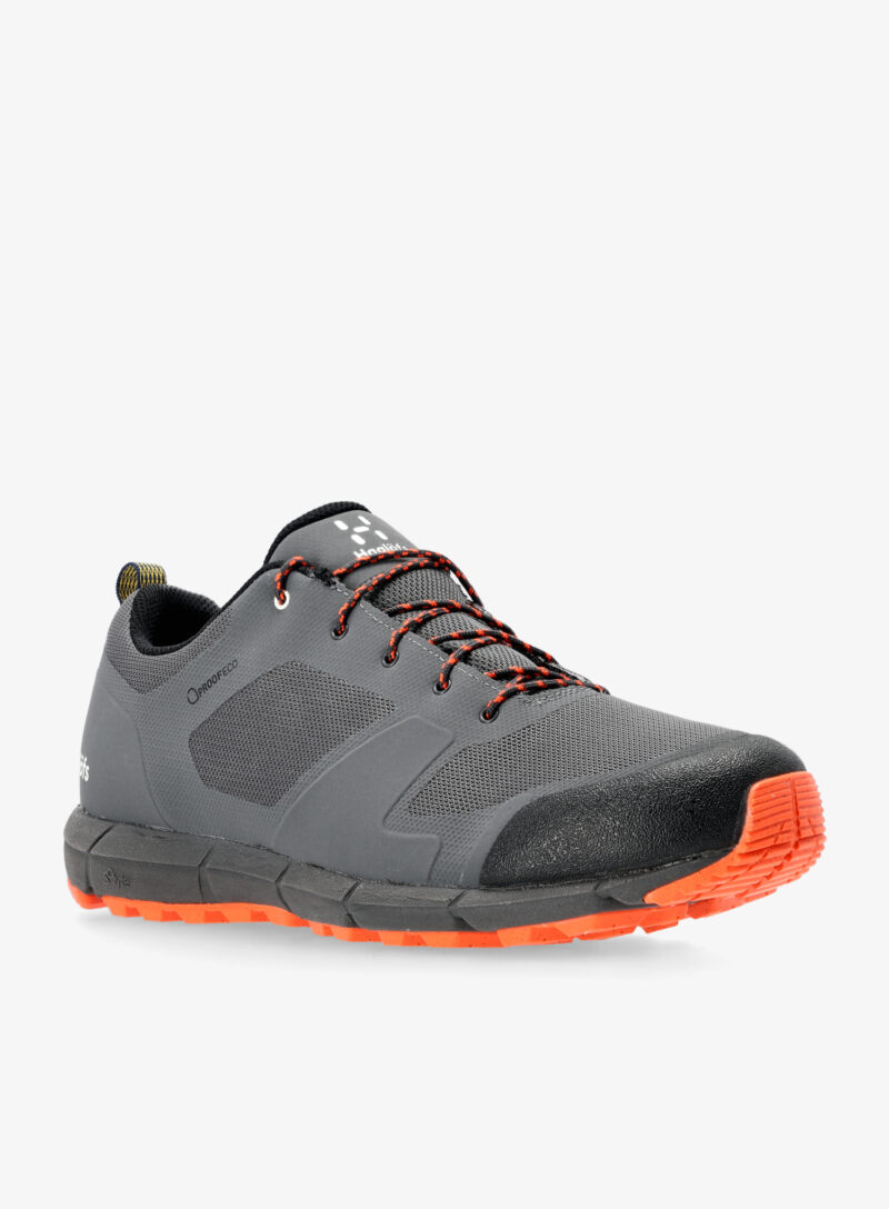 Preţ Pantofi outdoor barbati Haglofs L.I.M Low Proof Eco - magnetite/flame orange