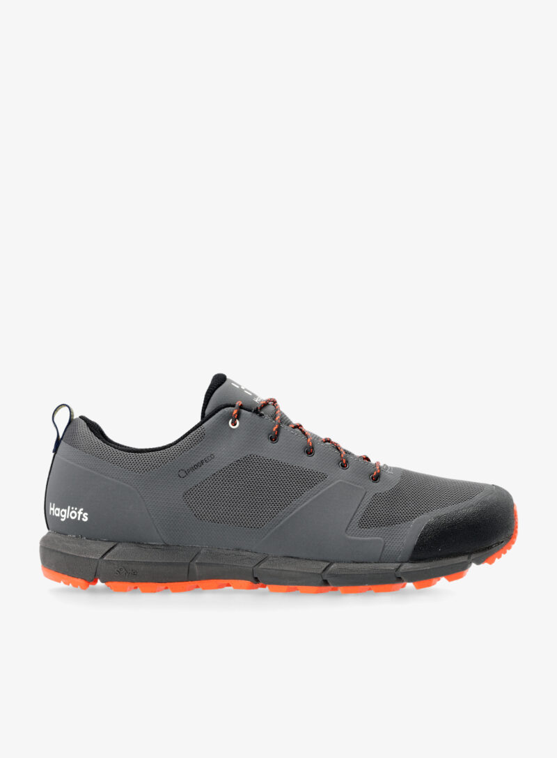 Pantofi outdoor barbati Haglofs L.I.M Low Proof Eco - magnetite/flame orange