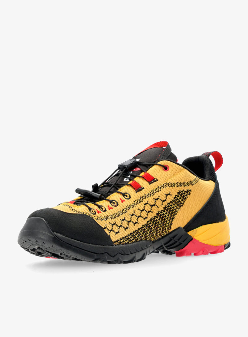 Original Pantofi outdoor barbati Kayland Alpha Knit - yellow/black