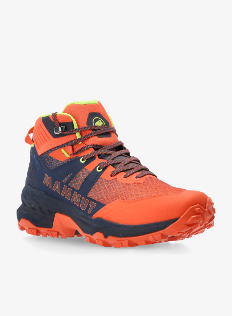 Preţ Pantofi outdoor barbati Mammut Sertig II Mid GTX - hot red/marine