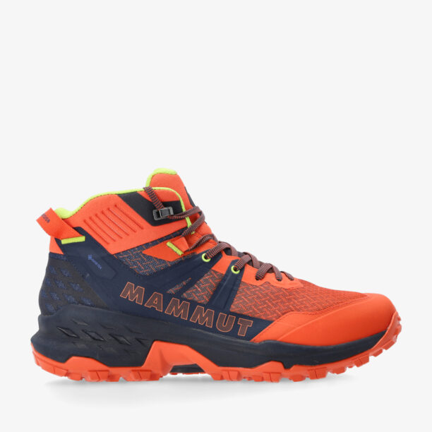 Pantofi outdoor barbati Mammut Sertig II Mid GTX - hot red/marine