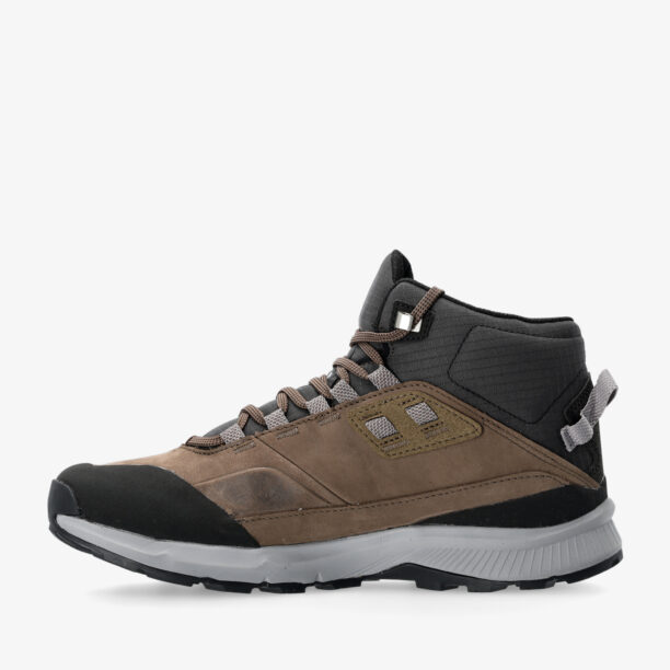 Original Pantofi outdoor barbati The North Face Cragstone Leather Mid WP - brown/grey