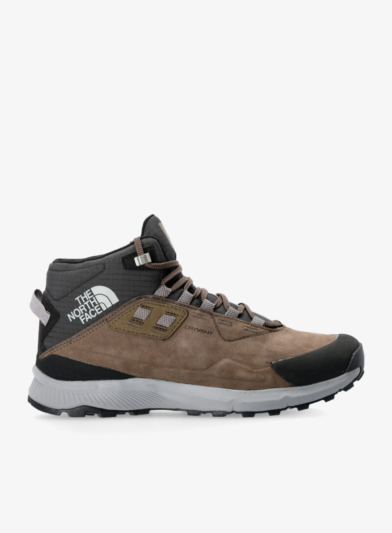 Pantofi outdoor barbati The North Face Cragstone Leather Mid WP - brown/grey