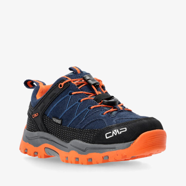 Cumpăra Pantofi pentru copii CMP Kids Rigel Low Trekking Shoes WP - b.blue/arancio