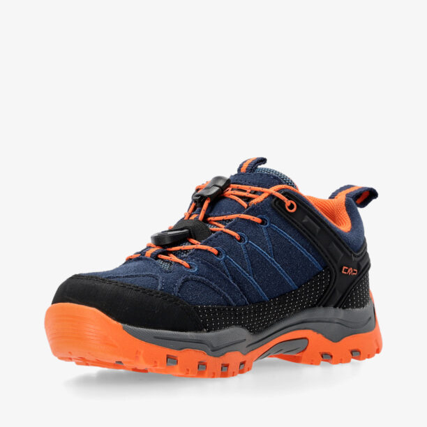 Preţ Pantofi pentru copii CMP Kids Rigel Low Trekking Shoes WP - b.blue/arancio