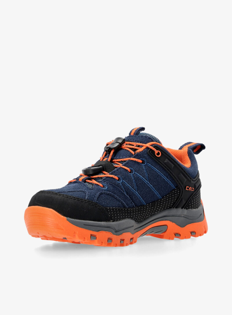 Preţ Pantofi pentru copii CMP Kids Rigel Low Trekking Shoes WP - b.blue/arancio