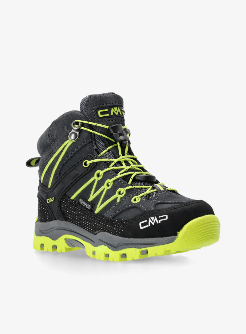 Cumpăra Pantofi pentru copii CMP Kids Rigel Mid Trekking Shoe WP - titanio/acido