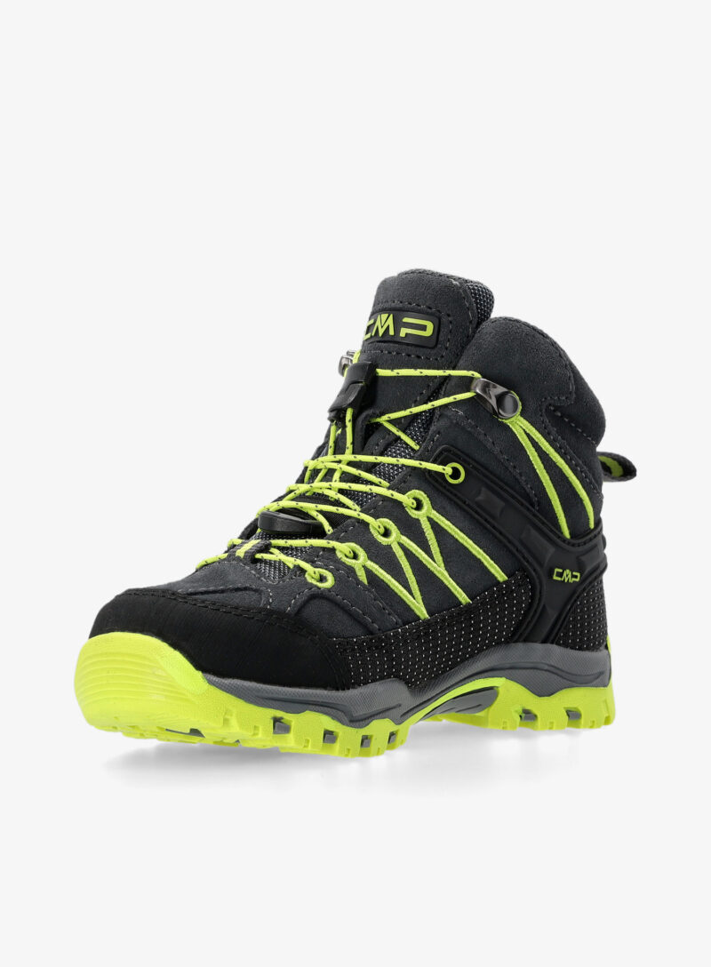 Preţ Pantofi pentru copii CMP Kids Rigel Mid Trekking Shoe WP - titanio/acido