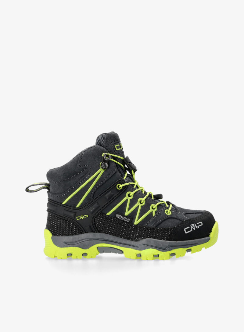 Pantofi pentru copii CMP Kids Rigel Mid Trekking Shoe WP - titanio/acido