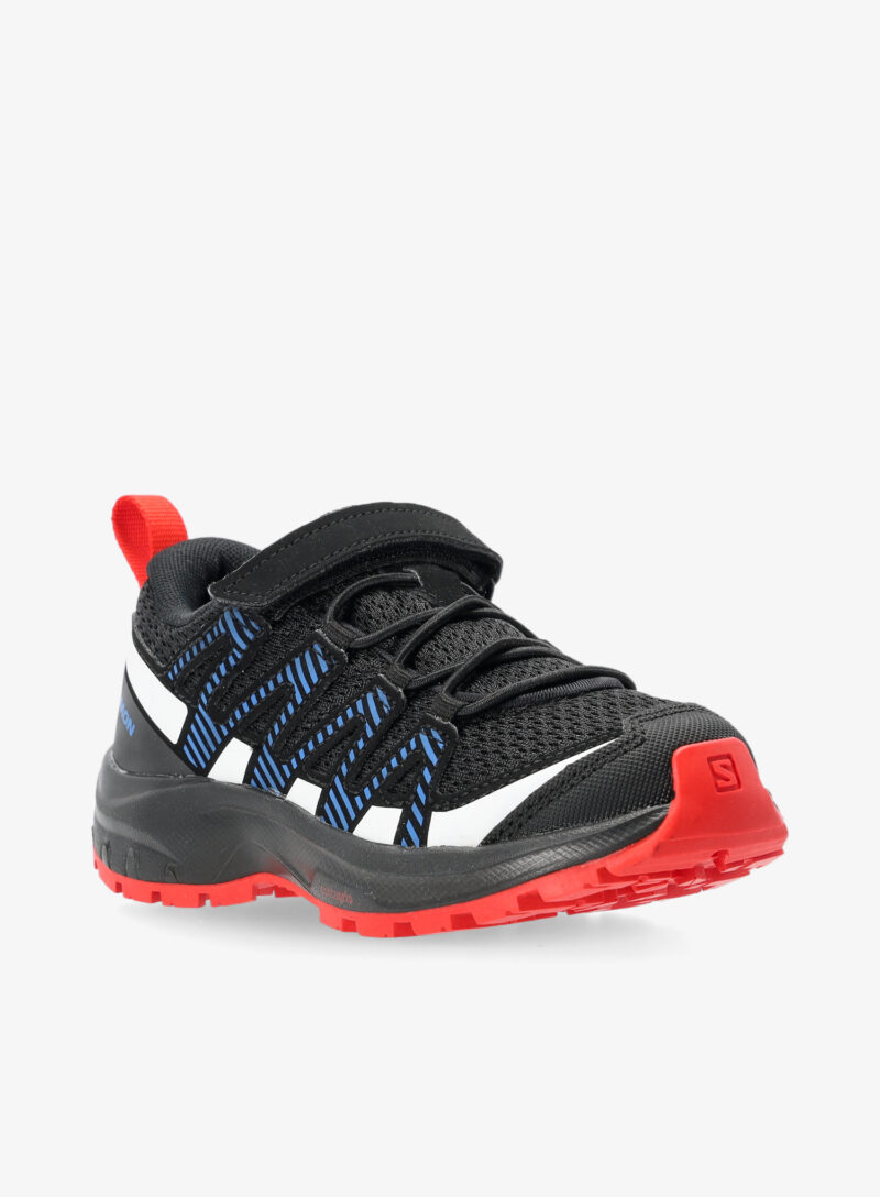 Cumpăra Pantofi pentru copii Salomon Xa Pro V8 - black/lapis blue/fiery red