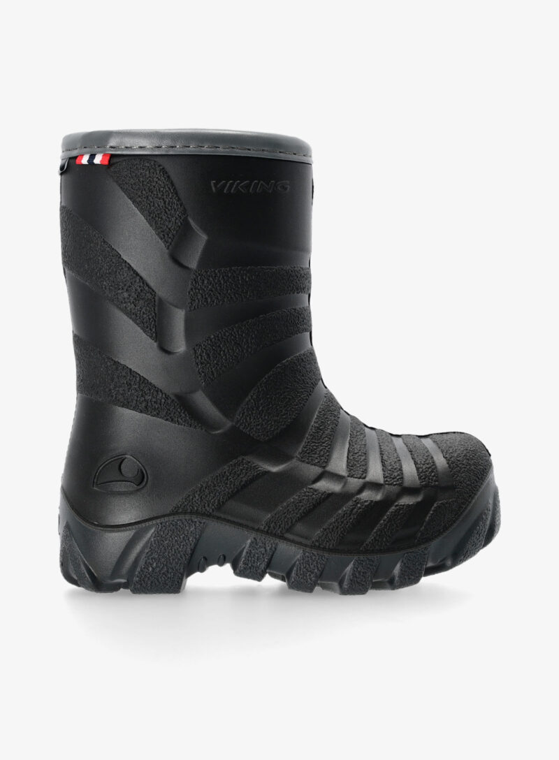 Pantofi pentru copii Viking Footwear Ultra Warm - black/grey