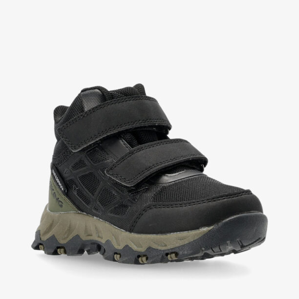 Cumpăra Pantofi pentru copii Viking Track Mid WP 2V - black/olive