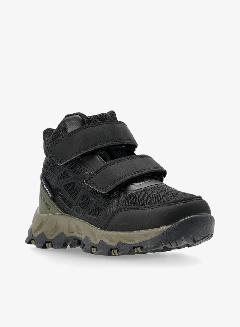 Cumpăra Pantofi pentru copii Viking Track Mid WP 2V - black/olive