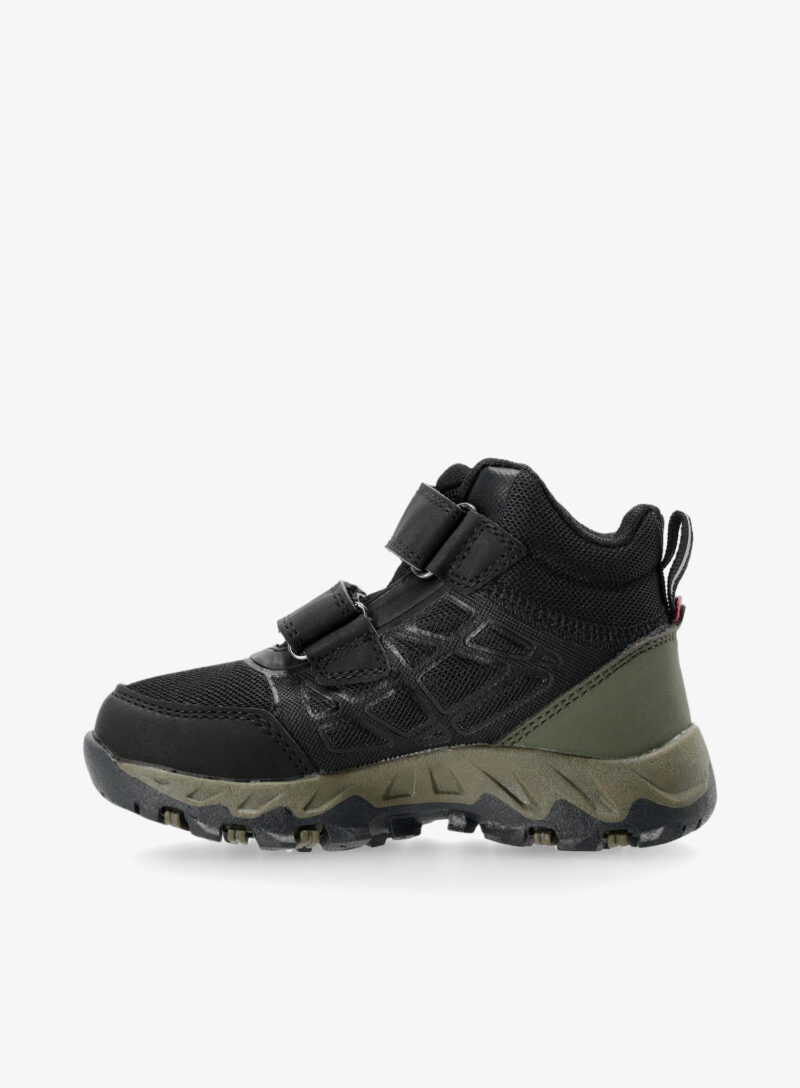 Original Pantofi pentru copii Viking Track Mid WP 2V - black/olive