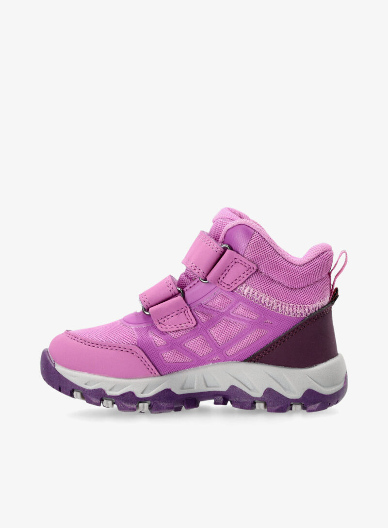 Original Pantofi pentru copii Viking Track Mid WP 2V - purple/purple