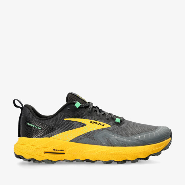 Pantofi trail Brooks Cascadia 17 - lemon chrome/sage