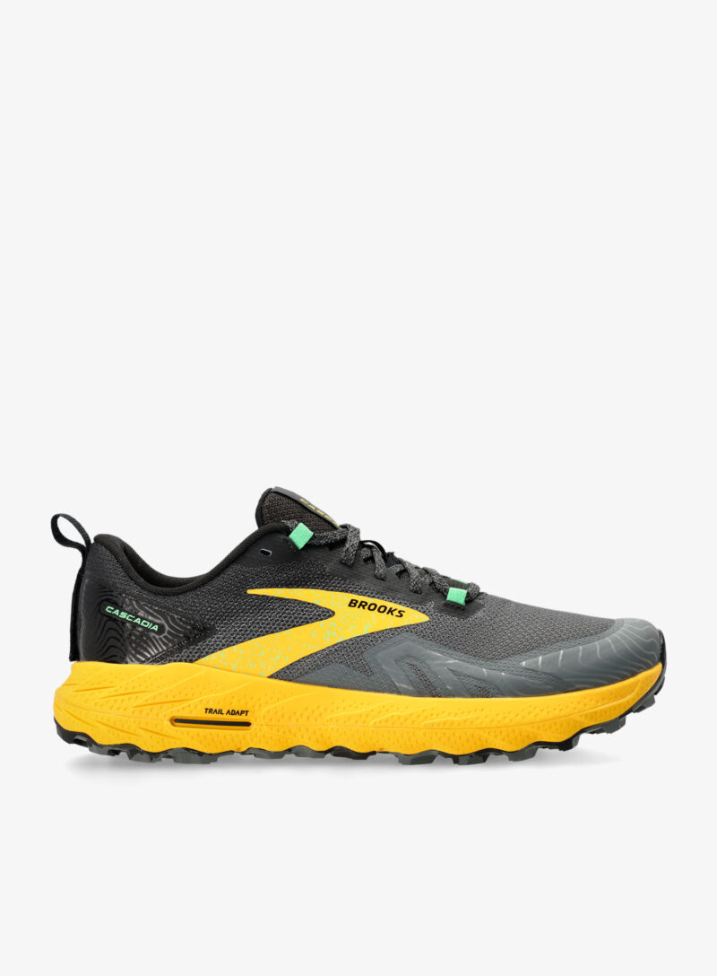 Pantofi trail Brooks Cascadia 17 - lemon chrome/sage