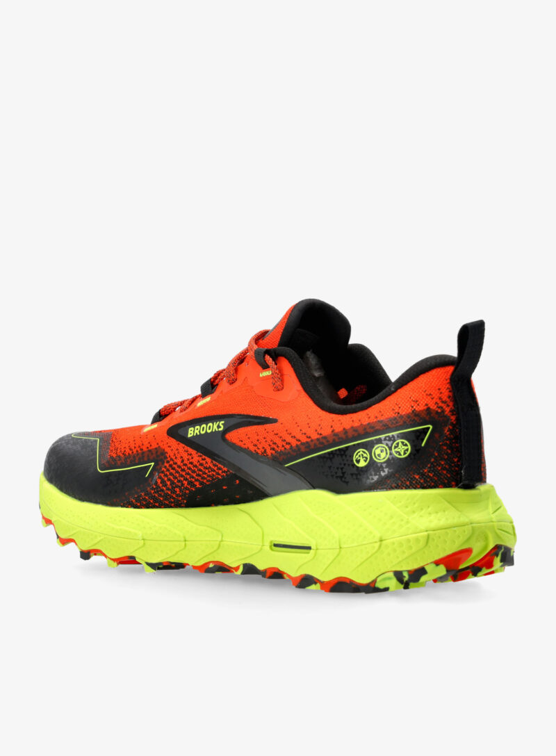 Preţ Pantofi trail Brooks Cascadia 18 - cherry tomato/lime/black