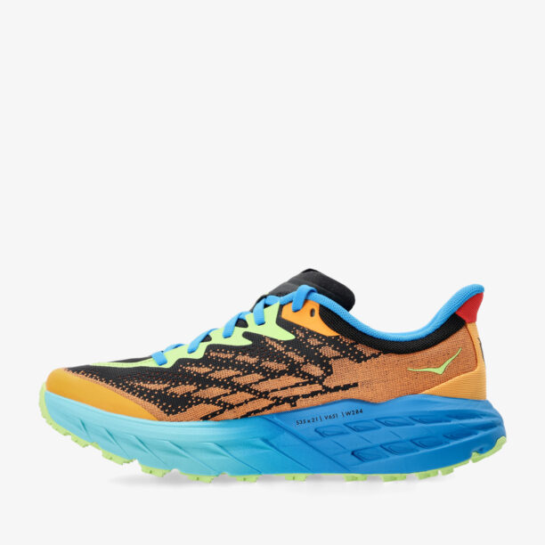 Original Pantofi trail Hoka Speedgoat 5 - solar flame/diva blue