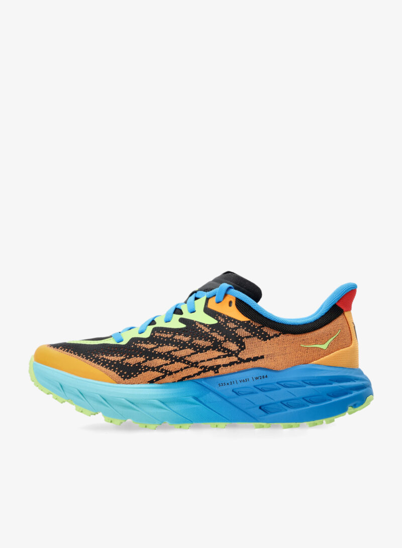 Original Pantofi trail Hoka Speedgoat 5 - solar flame/diva blue