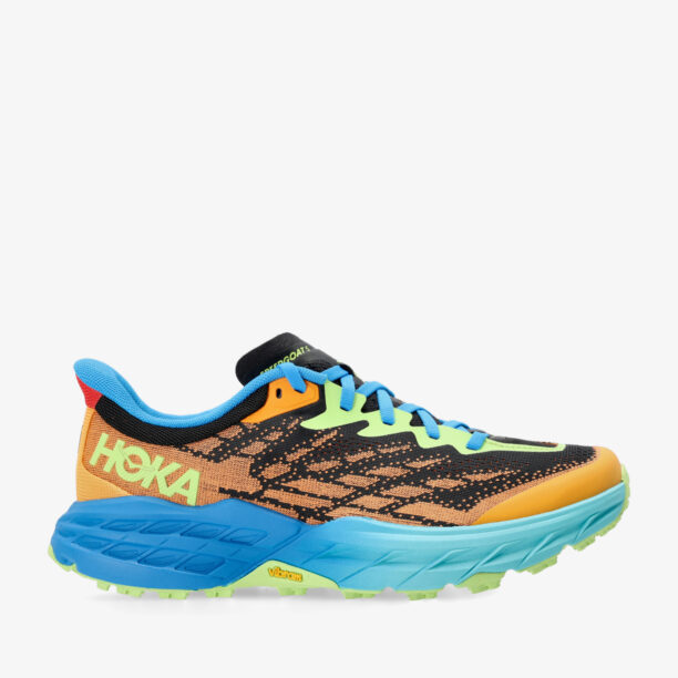 Pantofi trail Hoka Speedgoat 5 - solar flame/diva blue