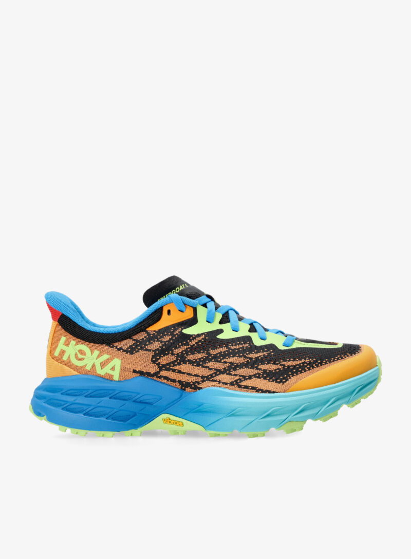 Pantofi trail Hoka Speedgoat 5 - solar flame/diva blue