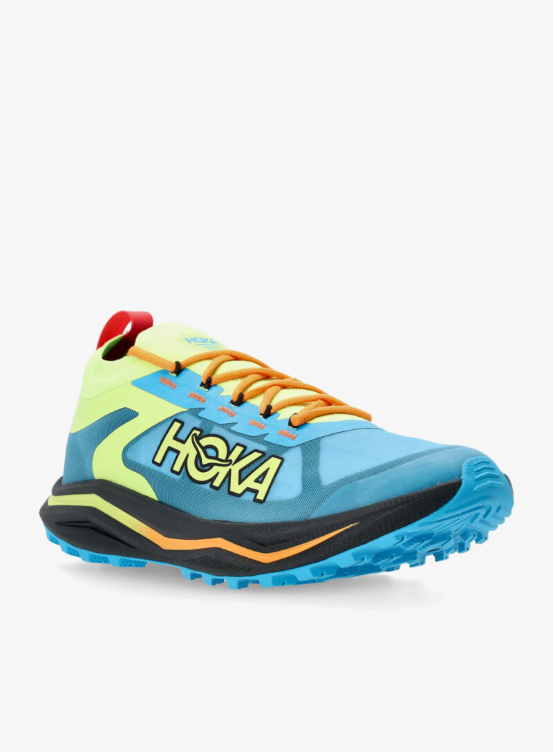 Cumpăra Pantofi trail Hoka Zinal 2 - diva blue/lettuce