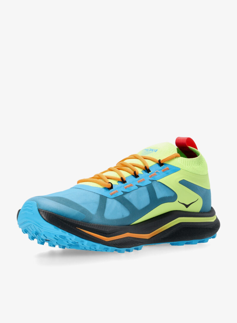 Preţ Pantofi trail Hoka Zinal 2 - diva blue/lettuce