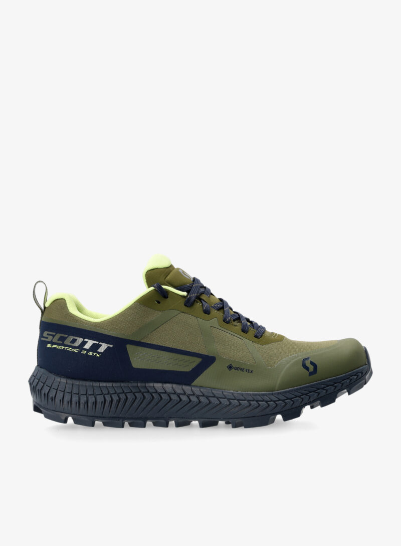 Pantofi trail SCOTT SCO Supertrac 3 GTX - fir green/dark blue